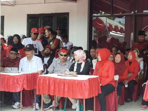 Atikoh Hadiri Deklarasi Relawan Ganjar-Mahfud Se-Nganjuk Jatim