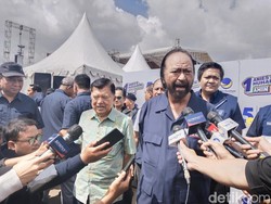 Optimisme JK dan Surya Paloh Saat Dampingi Anies Kampanye di Bandung
