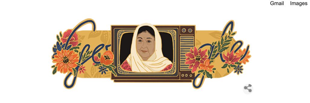 Ulang Tahun, Mak Nyak Aminah Cendrakasih Jadi Google Doodle Hari Ini