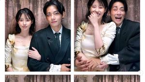 7 Foto Gemas IU dan V BTS Nikah di Love Wins All, Ditunggu Versi Drakor