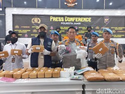 Dua Pengedar Simpan Ganja 39,5 Kg Diringkus Polisi di Jambi