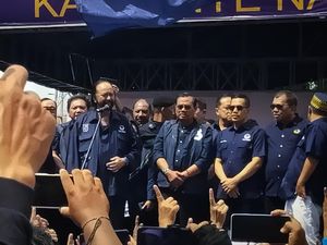 Kampanye di Lampung, Surya Paloh Ajak Pendukungnya Menangkan NasDem dan AMIN