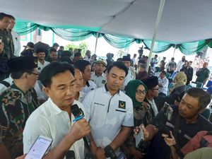 PBB Sebar 470 Ton Beras Bazar Murah, Harap Raih 6 Juta Suara di Pemilu