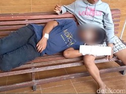 Ammar Ditusuk-Dibacok Sekelompok OTK saat Dibonceng Cari Makan