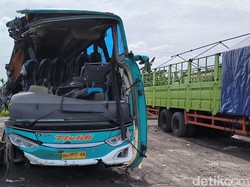 Sopir Bus Ziarah Wali Tabrak Truk di Tol Pandaan Diduga Alami Microsleep