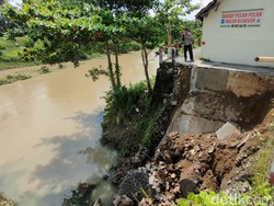 Tanggul Sungai Serang di Kulon Progo Jebol, Ancam Rumah Warga-Bangunan Sekolah