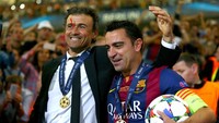 Musim 2014/2015. Barcelona mengulangi torehan treble yang pernah diraih, kali ini bersama Luis Enrique sebagai entrenador. Foto: UEFA via Getty Images/Alexander Hassenstein - UEFA