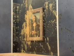 5 Aksi Vandalisme Lukisan: Siram Sup hingga Dilumuri Cairan Hitam