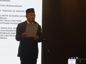 Lantik Eselon II, Mendag Minta Jajarannya Fokus Kerja di Tahun Politik