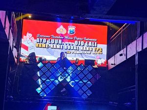 Cara Unik Polisi Surabaya Ajak Warga Gunakan Hak Pilih Lewat RHU Cara Unik Polisi Surabaya Ajak Warga Gunakan Hak Pilih Lewat RHU