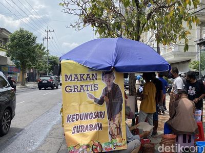 Pasutri Surabaya Gelar Makan Siang Gratis Sejak Pandemi COVID-19