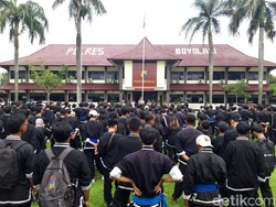 Ratusan Pendekar IKSPI Kera Sakti Datangi Mapolres Boyolali, Ada Apa?