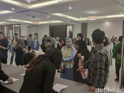 Peserta #DemiIndonesia Cerdas Memilih di Makassar Mulai Berdatangan