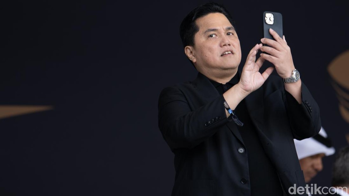 Ketum PSSI, Erick Thohir, menegaskan masa depan Shin Tae-yong dibahas usai Piala Asia U-23 2024. (Foto: detikcom/Jalu Pamuncar)