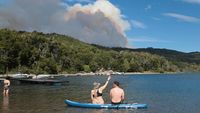 Kebakaran Hutan di Taman Nasional Argentina Jadi Tontonan Turis
