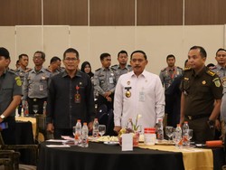 Kemenkumham DKI Rakor dengan Aparat Penegak Hukum Bahas Coblosan di Lapas