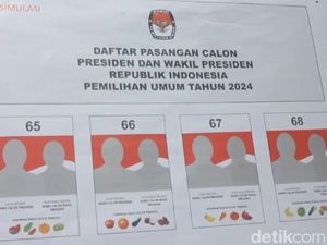 KPU Beberkan Alasan Pakai 4 Gambar Paslon di Simulasi Pilpres KPU Beberkan Alasan Pakai 4 Gambar Paslon di Simulasi Pilpres