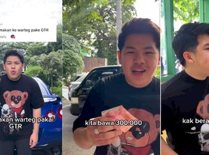 Makan Warteg Pertama Kali, Konten Kreator Ini Takut Uangnya Tak Cukup