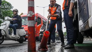 Dishub DKI Cabut Ribuan Stick Cone Jalur Sepeda yang Rusak