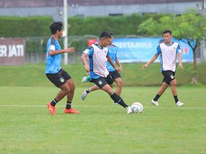 Jelang Laga Pamungkas Babak 12 Besar, PSIM Genjot Fisik Pemain