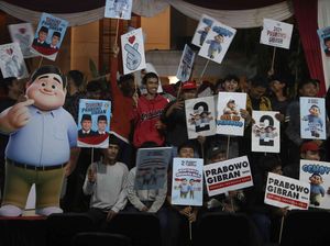 Relawan Jaringan Ojek Pangkalan Dukung Prabowo-Gibran