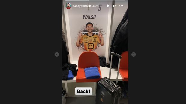Sandy Walsh Kembali di KV Mechelen usai tampil di Piala Asia 2023.