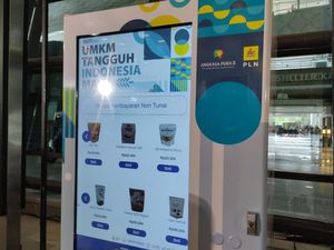 Top! Ada Vending Machine Khusus Produk UMKM di Bandara Soetta