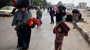 Warga Gaza Kabur ke Rafah Imbas Khan Younis Dibombardir Israel