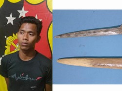 Deni Ditangkap Bawa Keris, Ternyata Buronan Kasus Begal di Empat Lawang