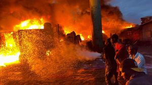 Potret Depo Minyak di Kenya Terbakar Hebat