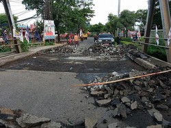 Perbaikan Jembatan Cipendawa gegara Baut Dicuri Ditarget 3 Pekan