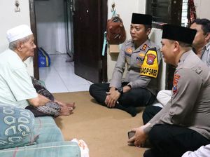 Kapolres Mojokerto Kota Minta Doa Kiai Husein agar Pemilu 2024 Kondusif