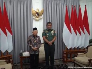 KSAD Maruli Temui Wapres Maruf: Silaturahmi dan Dapat Arahan Khusus