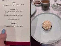Nikmati Fine Dining di Hotel Bintang 5, Wanita Ini Ngakak Liat Nama Dessertnya