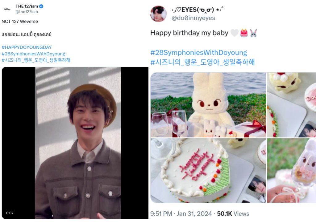 Selebrasi ultah Doyoung NCT