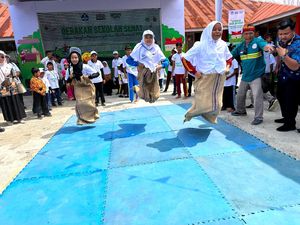 Potret Gerakan Sekolah Sehat di SDN Sumbar dengan Permainan Tradisional
