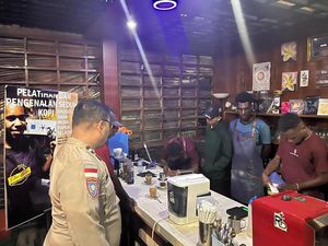 Perjuangan Aipda Jasman Sejahterakan Petani Lewat Kopi Muting Merauke