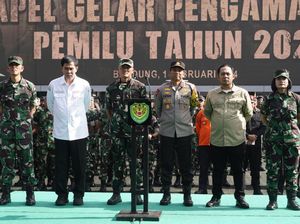 Pimpin Apel Pengamanan Pemilu, Kapolda Jabar Banggakan Sinergitas TNI-Polri