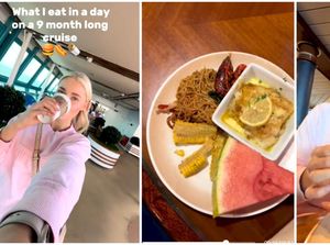 Wanita Ini Pamer Menu Makan di Kapal Pesiar Selama 9 Bulan Wanita Ini Pamer Menu Makan di Kapal Pesiar Selama 9 Bulan