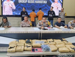 Polisi Gagalkan Penyelundupan 24 Kg Ganja di Bangka Tengah, 2 Orang Diciduk