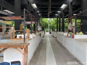 Pedagang Fresh Market Kutisari Surabaya Sambat Pembeli Makin Sepi