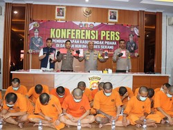 18 Pelaku Kejahatan Narkotika Dibekuk Polres Serang Sepanjang Januari 2024