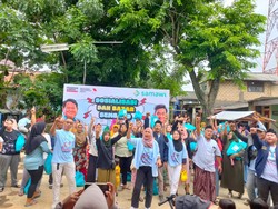 Relawan Samawi Gelar Bazar Murah-Sosialisasi Program Prabowo di Tangerang