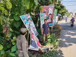 2.700 APK Lamongan Ditertibkan, Didominasi Dipasang di Pohon