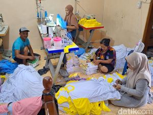 Pengusaha Konveksi Lamongan Kebanjiran Pesanan saat Pemilu, Order Naik 70%