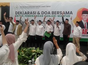 Santri dan Alumni Ponpes Se-Jatim Deklarasi Dukung Ganjar-Mahfud