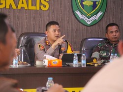 Kapolres Bengkalis Ajak Kumpul KPU-PPK, Bahas Distribusi Logistik Pemilu