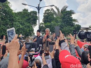Jelang Debat Capres Terakhir, Ganjar Cari Materi di Palembang