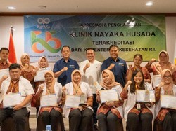 55 Klinik Pratama PT Nayaka Era Husada Raih Akreditasi Paripurna