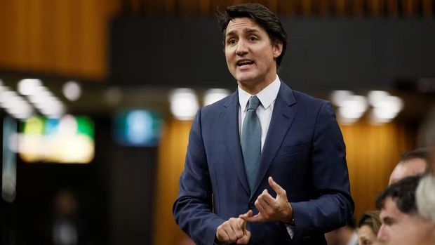 Canada's Prime Minister Justin Trudeau speaks during Question Period in the House of Commons on Parliament Hill in Ottawa, Ontario, Canada January 29, 2024. REUTERS/Blair Gable Acquire Licensing Rights, opens new tab
